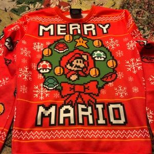 Mario Christmas sweatshirt
